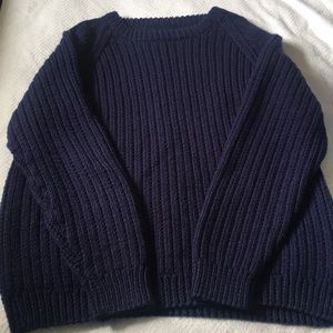 Thick knit sweater